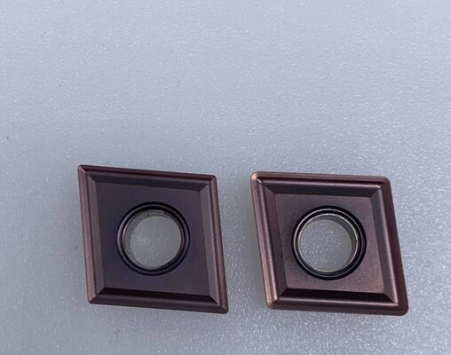 CNMG 120408 การใส่คาร์ไบดที่มีรูปร่างเพชร 80 องศา, การออกแบบสองด้าน, และรังลบสําหรับ CNC Turning